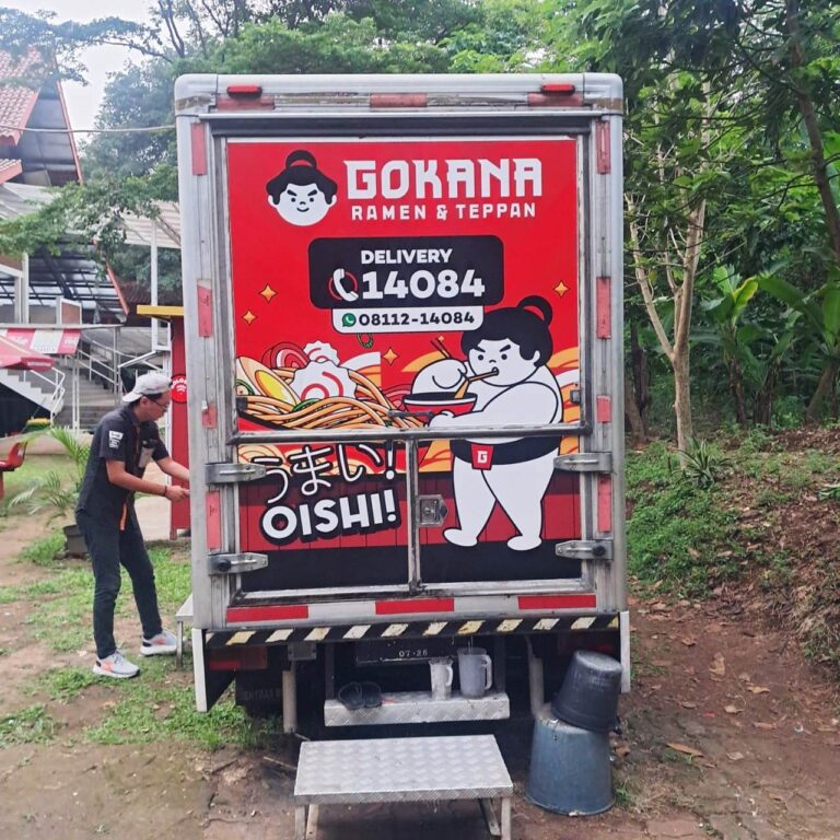 Sticker Food Truk Gokana Depok+1