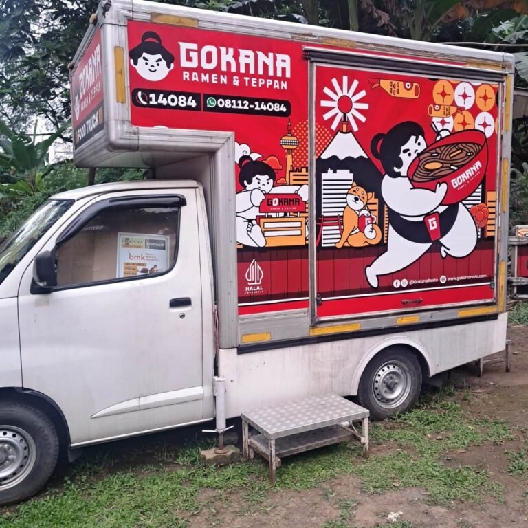 Sticker Food Truk Gokana Depok+2