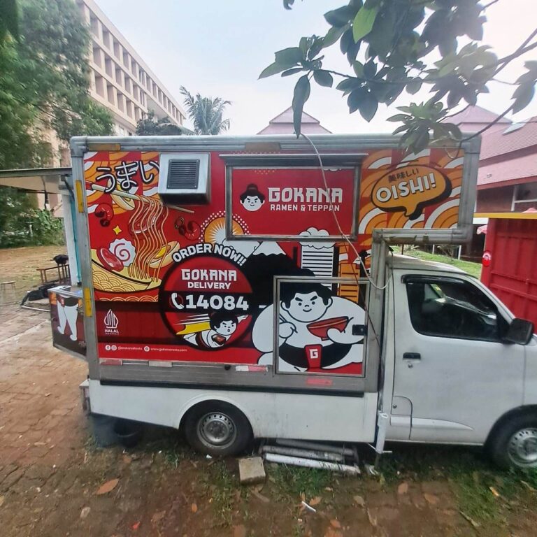 Sticker Food Truk Gokana Depok+3